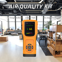 Mètre de qualité de l'air portable CO2 TVOC Analyseur de gaz domestique de haute qualité avec PM2.5 PM10