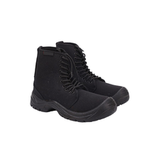 Chaussures de sécurité unisexes ACE pour toutes les saisons, pour chantier industriel, à tige haute, avec embout en acier, en toile, doublure en maille, PU