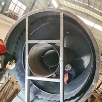 Clarificateur circulaire en acier pour station d'épuration avec escalier hélicoïdal, livraison directe usine
