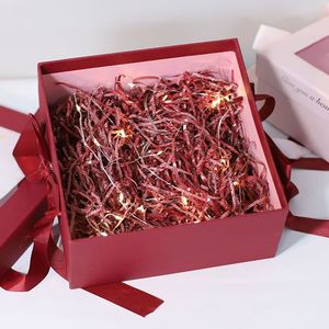 Gift <strong>Box</strong> in Stock With Hand Gift square <strong>Transparent</strong> PVC Window Gift <strong>Box</strong> for Cosmetic Packaging - Product Image 4