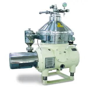 Automatic disc stack centrifuge for milk fat and skimmers