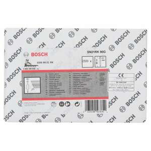Bosch-2608200035 SN21RK เล็บแบบเต็มหัว, กัลวาไนซ์, 3165140563642โกนเรียบเนียน, หมุดและตะปู - Product Image 2