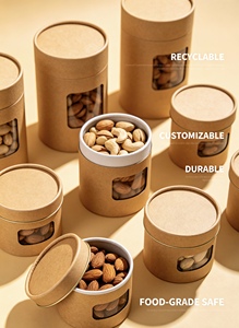 Moisture Proof Sealed Paper <b>Canister</b> for Dry Food & <b>Tea</b> - Product Image 4