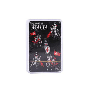 Jeu de cartes à jouer personnalisé avec design des Chevaliers de Malte, impression de jeu de poker avec <span class=keywords><strong>prix</strong></span> compétitif - Product Image 2