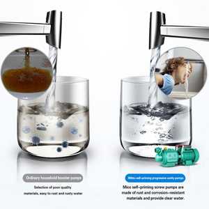 Bomba de bombeo de pozo de agua de cabeza alta 220 para el hogar, torre de acero inoxidable, menos grifo de agua, tornillo de refuerzo de agua, bomba autocebante - Product Image 5