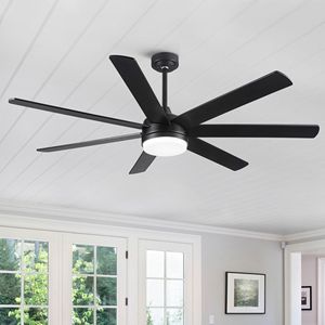 Ventilador de techo estilo rústico Db 72 con aspas de madera contrachapada para comedor - Product Image 3