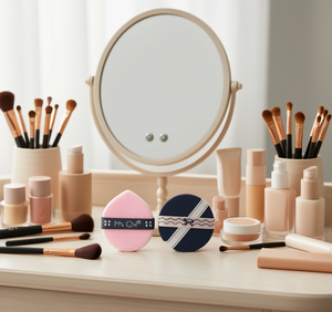 Éponge de maquillage MgG rose, lavable, outil de beauté pour le mélange et l'application du fond de teint - Product Image 2