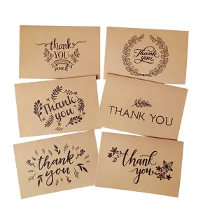 Natural Kraft Paper Cards Thank You For Your Order Card Inserts For Shop Gift Decoration Card For Small Business