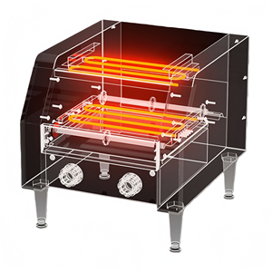 220V/110V Stainless Steel Commercial Conveyor Belt <b>Toaster</b> - Canteen Fast-Food Exclusive, Rapid Output - Product Image 1