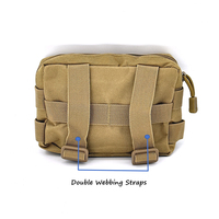 Tas Penyimpanan Perlengkapan Olahraga Poliester dengan Logo Kustom, Kantong Utilitas Tugas Berat dengan Ritsleting, Kantong Organizer Mini untuk Peralatan