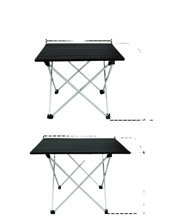 アウトドアテーブルアウトドアトラベルキャンプメタルデスクキャンプ用ヘビーデューティー折りたたみテーブル