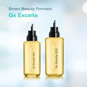 Flacon cosmétique rectangulaire en verre Gerresheimer Gx-Excella 150 ml avec bouchon à vis, logo personnalisé, haute qualité, modèle OEM 3030.1 E Skin - Product Image 3