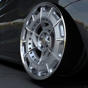 Cerchi in Lega Forgiati SRX a Due Pezzi 5X112 per W126 <span class=keywords><strong>R129</strong></span> W140 W220 W211 W168 R107, Ruote da 17-19 Pollici per Auto Classiche, 30mm 20mm - Product Image 4