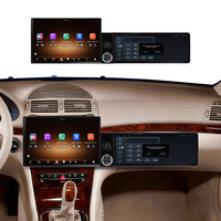 Layar Foforfor 13.1"+12.3" untuk Mercedes Benz E/CLS W211 2005-2008 Carplay Android 15 Radio Mobil Stereo GPS DSP 4G WiFi OEM