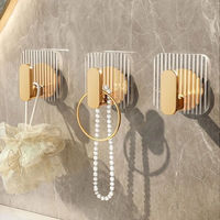Offre Spéciale – Crochets Muraux en Acrylique Sans Perçage, Direct Usine – Crochets de Luxe Transparents et Sans Trace pour Serviettes de Cuisine et Salle de Bain