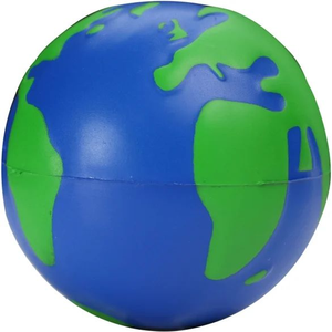 Commercio all'ingrosso all'ingrosso promozionale della fabbrica su misura terra Stress rilievo globo Squeeze palla di terra Stress di sollievo giocattoli per bambini - Product Image 6