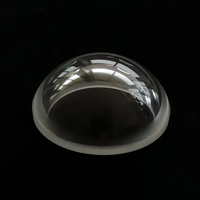 Dôme optique en verre borosilicate OEM pour caméras IP extérieures, résistant aux UV, boîtier étanche, revêtement anti-reflet