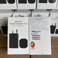Cargador USB de 65W PD QC3.0 con Cable USB Extensible de Material GaN, Compatible con iPhone, Samsung, Teléfonos Móviles y Laptops