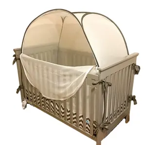 Pop-Up Baby Wieg Tent Luifel Netdeksel Om Te Voorkomen Dat De Baby Naar Buiten Klimt En Veiligheidswiegtent