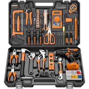Ensemble d'outils, boîte à outils ménagère, kit de réparation multifonctionnel, ensemble complet, électriciens domestiques, décoration intérieure, réparation - Product Image 1