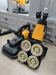 Factory Price 11kg 50HZ/60HZ 105mm Four Head Handheld Concrete <b>Floor</b> / Wall <b>Grinder</b> Machine - Product Image 2