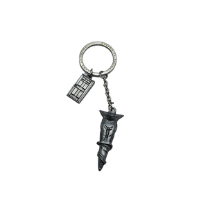 Customized Metallic <b>Custom</b> QR Code Keychain Barcode Keychain Scan Code Keychain <b>Key</b> <b>Ring</b> QR Code Keychains - Product Image 5