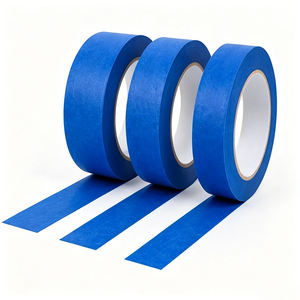 Nastro Adesivo in Carta Crespa Blu a Bassa Aderenza, 3 Pollici x 60 Iarde, Set per Verniciatura Automobilistica e Protezione Pareti - Product Image 2