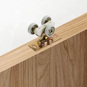 Système de quincaillerie dissimulée WEKIS en acier de haute qualité pour porte coulissante à fermeture amortie, ensembles de roulettes cachées modernes pour chambre et cuisine - Product Image 4