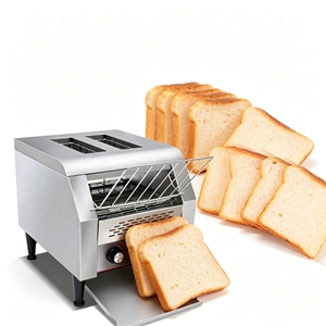 Commercial Conveyor <b>Toaster</b> Restaurant Electric Stainless Steel Sandwich <b>Toaster</b> Conveyor for Bread Bun Bagel Baked - Product Image 3