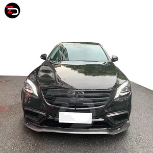 Kit corpo in carbonio stile B di alta qualità con diffusore paraurti posteriore labbro paraurti anteriore per classe AMG 2018 <span class=keywords><strong>S</strong></span> <span class=keywords><strong>W222</strong></span> S63 - Product Image 5