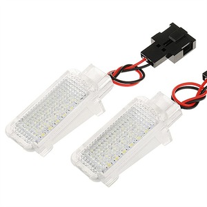 2 pz. Luci LED 12V 3W per interni auto, luci di benvenuto per sedili compatibili con Audi A2, A3, S3, A4, B5, B6, B7, B8, RS4, A5, S5, A6, S6, C5, C6, A7, A8, Q5, Q7, TT, TTS - Product Image 2