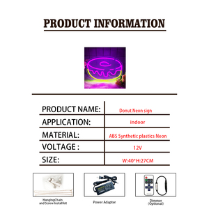 LED Neon <b>Light</b>, multi-color <b>wall</b> decor, <b>plug</b> powered, static display, ideal for bar decoration. - Product Image 6