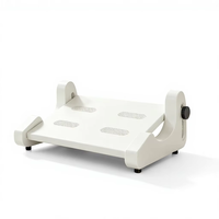 Repose-pieds réglable sous le bureau pour le bureau et la maison, repose-pieds ergonomique à 6 niveaux de hauteur et d'inclinaison, repose-pieds antidérapant en ABS