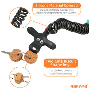 Verrouillage de <span class=keywords><strong>porte</strong></span> de <span class=keywords><strong>vélo</strong></span> pour casque de skateboard avec ressort en silicone pour enfants - Product Image 5