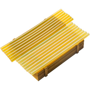 New Yellow Transparent Acrylic Hot Melt Adhesive <strong>Strip</strong> 7mm/11mm High Sticky Thermoplastic <strong>Resin</strong> for Carton Packaging Wooden - Product Image 4