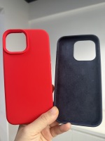 Coque de téléphone en silicone solide anti-rayures avec fibre intégrée pour iPhone 17 Pro Max – Vente en gros usine