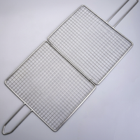 Grille de barbecue en métal robuste EDGELINE - Fabrication industrielle - Compatible avec le charbon de bois - Facile à nettoyer - Multifonctionnelle pour usage commercial en extérieur