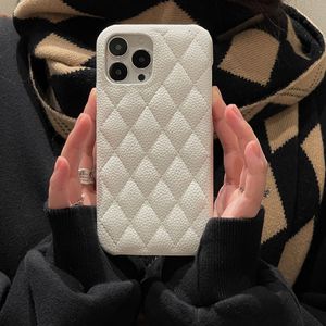 ShanHai 15 14 13 12 16 Pro Max 11 Mini <span class=keywords><strong>XR</strong></span> 7 8 SE Coque de téléphone en cuir à motif de litchi géométrique de <span class=keywords><strong>luxe</strong></span> - Product Image 4