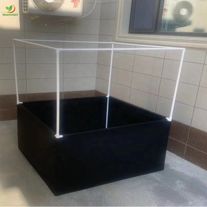 Bac à légumes surélevé en tissu de jardin de 4x4 <span class=keywords><strong>pieds</strong></span>, 300 x 200 gallons, avec supports en tubes plastiques - Product Image 4
