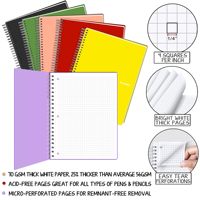 Offre Spéciale taille personnalisée école bureau PP couverture spirale cahier d'exercices Journal planificateur organisateur Agenda cahier mathématiques classeur