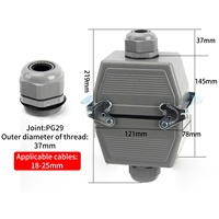 Conector Industrial de Alta Resistencia BYLJQ HDC HE-048, Enchufe Macho/Hembra, IP65, 16A, 500V, Controlador de Canal Caliente, Control Remoto para Grúa