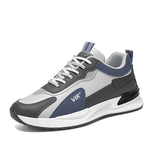 Nouvelles Baskets Décontractées Tendance 2026 pour Hommes : Chaussures de Course Polyvalentes en Cuir Anti-Odeur avec Amorti en Maille et Plateforme, Style « Daddy » - Product Image 6