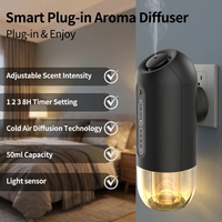 Diffuseur de parfum électrique sans eau, diffusion de parfum à air froid, commande intelligente par application WiFi, machine aromatique pour le bureau et la maison