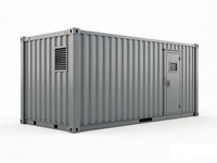 Generator Kontainer Kapasitas Tinggi 1750kW 480V Start Otomatis Konsumsi Bahan Bakar Rendah untuk Lokasi Konstruksi dan Permintaan Daya Sementara