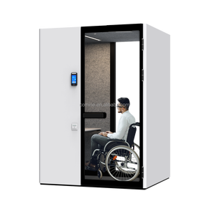 Cabine de bureau acoustique insonorisée Comine, design intérieur pour un environnement de bureau sans obstacle - Product Image 4