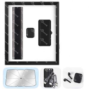 Car Sunshade Umbrella Souvenirs, Car Phone Holder Summer Giveaways Event Gifts Customized Gift <b>Set</b> Box For Employee/ - Product Image 3