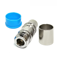 Connecteur à sertir femelle coaxial N Rf pour type EZ à souder Lmr600