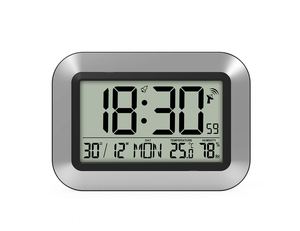 <b>Digital</b> Alarm <b>Clock</b> LCD Smart Time Snooze Calendar Temperature Humidity Meter Radio Electric Table Desk Wall Car <b>Digital</b> <b>Clocks</b> - Product Image 2