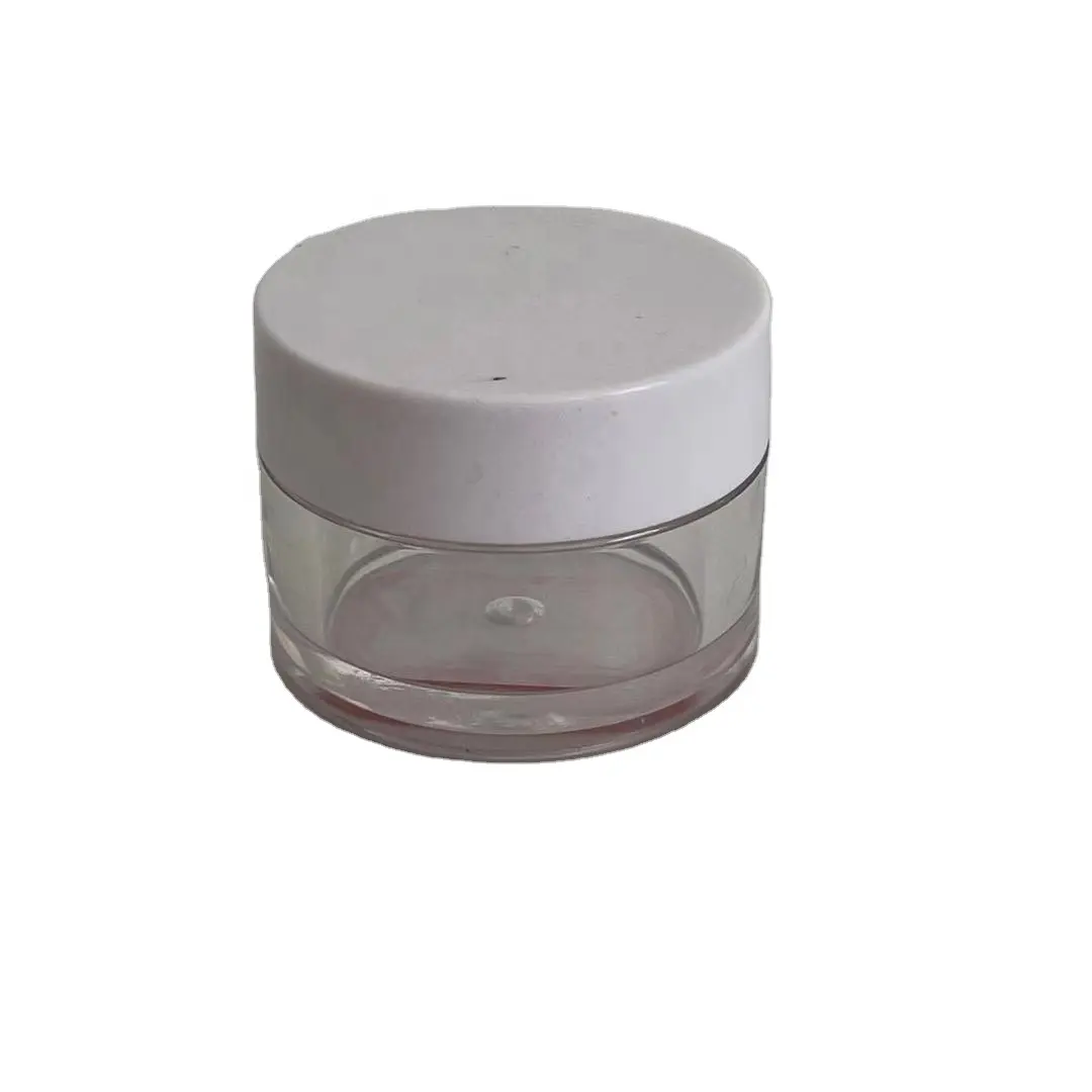 Hot Selling Custom Color Empty 15g Petg Plastic Frosted Cream Jar With Matte Pink Cap For Lip Balm Body Scrub Container