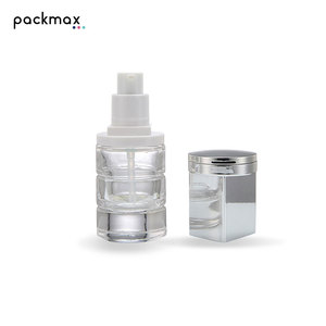 Flacon en verre de 25 ml pour fond de teint multi-usages avec miroir — bouchon adapté pour les produits liquides tels que les illuminateurs et les anticernes - Product Image 3